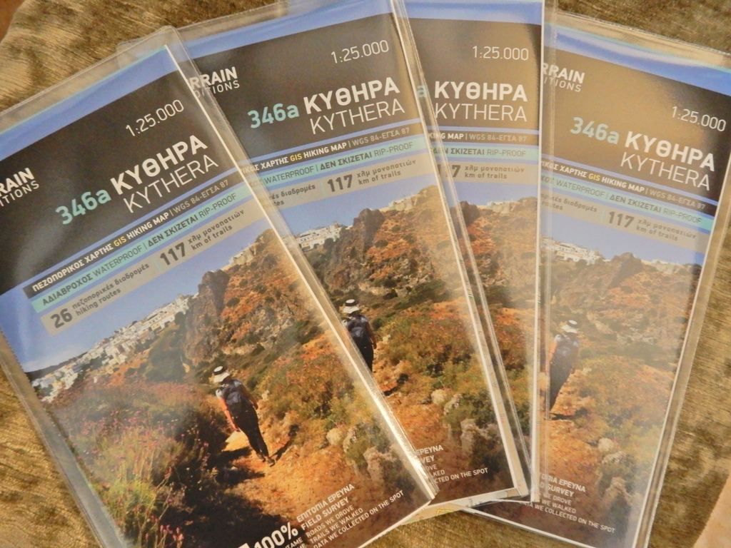 Hiking map Kythira